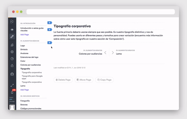frontify tipografia
