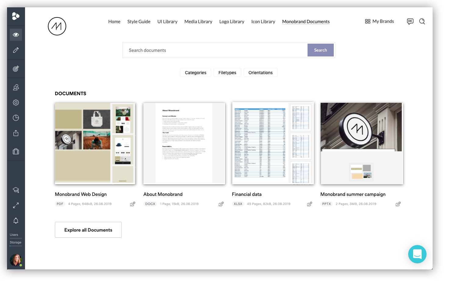Document library
