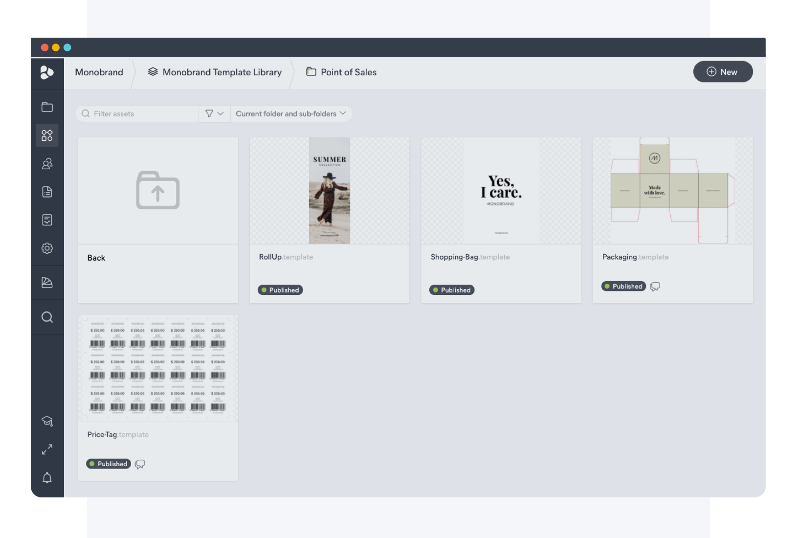 Templates for Point of Sales (POS)