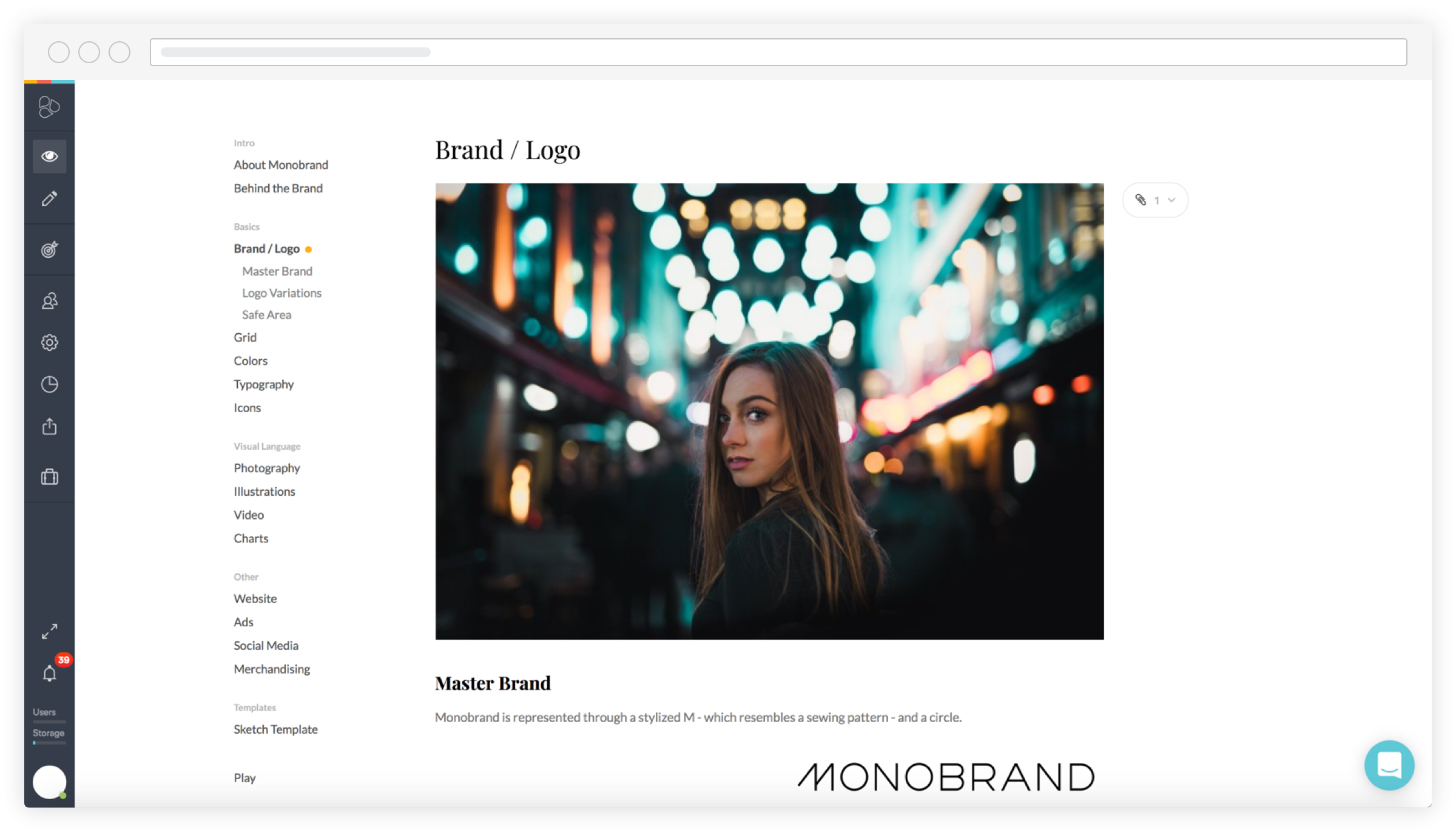 Screenshot styleguide