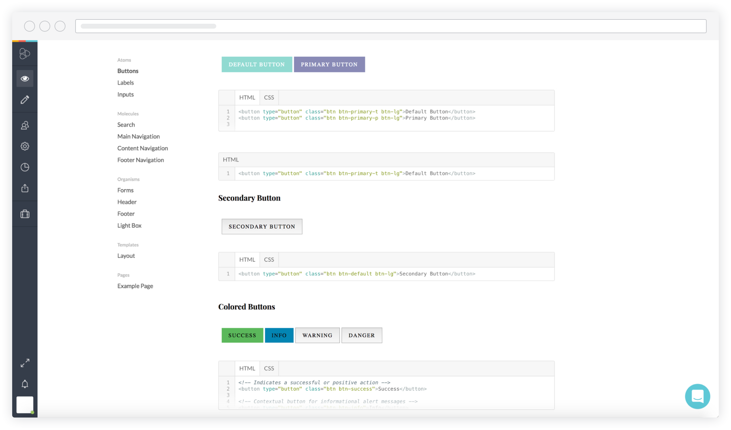 Screenshot styleguidebuttons